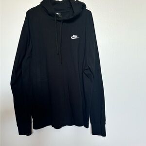 Nike Black Pullover Hoodie Sweatshirt